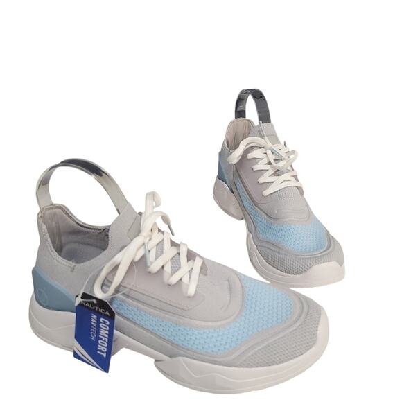 NWT-No Box Nautica Lace up comfort Sneaker Size 9 - Picture 1 of 8